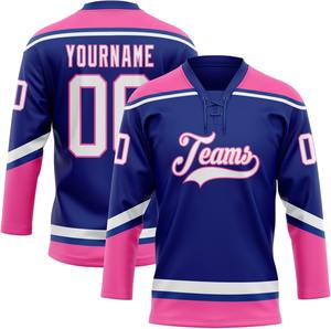 Venta al por mayor por encargo de calidad profesional OEM sublimación impresión Durable transpirable de secado rápido de tela de hockey sobre hielo Jersey - Product Image 2