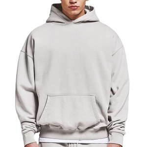 Sweat à Capuche en Coton Épais et Épais Polaire Éponge Française de Haute Qualité pour Hommes 2026 - Product Image 4