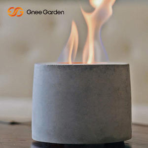 Chimenea de mesa portátil Gnee Chimenea de mesa de bioetanol independiente Chimenea de etanol de metal moderna para patio - Product Image 1