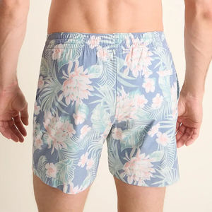 High Quality Men's Casual Swim <b>Shorts</b> with Quick Dry Elastic Netting Drawstring Closure Front Logo Solid Pattern <b>shorts</b> for men - Product Image 5