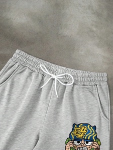 Chándal de Jersey personalizado para hombre, forro polar lavado Vintage con opción de talla grande transpirable, impresión en color personalizada compatible con OEM - Product Image 2