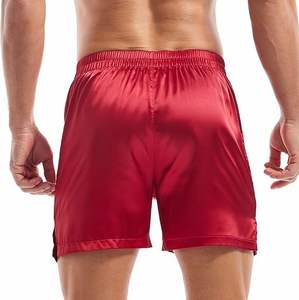 Shorts de détente personnalisés en toile à taille mi-haute pour hommes, vêtements de nuit doux, confortables et légers pour la maison - Product Image 6