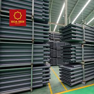 Tuyau de drainage en PVC blanc gris, écologique, personnalisé en usine, vente chaude, prix bas - Product Image 1