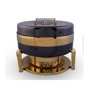 Mini Plato Calentador Redondo Premium King International, Servidor de Buffet de Acero Inoxidable para Hoteles, Catering y Eventos - Product Image 4