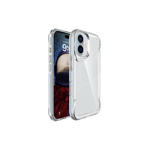Coque en silicone antichoc SAFA T-Max Premium pour iPhone 16 Plus, coque arrière transparente électro-plaquée, élégante, INS, téléphone portable - Product Image 2
