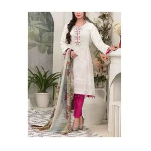 Salwar Kameez en Lawn de qualité supérieure, nouvelle mode indienne et pakistanaise 2023, robes pour femmes, vente en gros, ODM personnalisé AMK-003 - Product Image 1