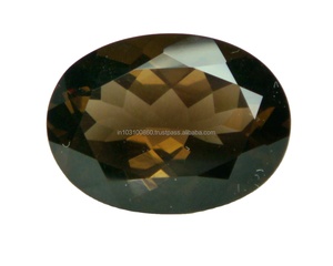 5X3MM ควอทซ์สโมคกี้ธรรมชาติทรงไข่ตัดเป็นวงแหวนอัญมณีหลวมเครื่องประดับแหวนราศีเกิดใหม่ทำจากราคาขายส่ง - Product Image 3