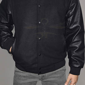 แจ็กเก็ตเลตเตอร์แมนกันลมแจ็กเก็ตเลตเตอร์แมนลำลอง - Product Image 3