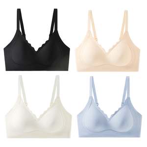 Bralette sin Costuras para Mujer Texlina, Media Copa, Sin Varillas, Espalda en U, Transpirable, Ligero, de Microfibra, para Uso Diario, Tallas M, L, XL, XXL - Product Image 1