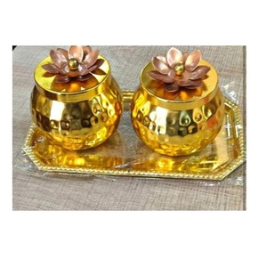 Merveilleux Design Fer Chocolat Fruits Secs Pot De Service Pour Accessoires De Table Dates Récipient De Service - Product Image 2
