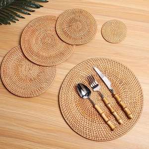 Sous-verres en rotin écologiques - Product Image 6