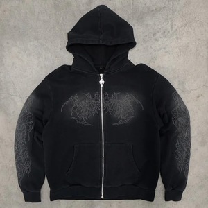 Sudadera con Capucha para Hombre, Diseño Geométrico en la Parte Delantera, Forro Polar Sólido, 100% Algodón, Chaqueta Informal, Formal, para Vacaciones, Invierno, Servicio OEM, Alta Calidad - Product Image 1