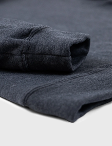 Logotipo personalizado de alta calidad de algodón grueso French Terry Drop Shoulders Oversized Pullover Hoodies última forma brillante internacional - Product Image 5