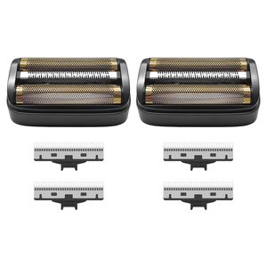 Lot de 2 Lames de Rechange et Couteaux Intérieurs Noirs pour Rasoir Électrique, Alimentation USB, Lames Doubles et Triples pour le Visage et le Corps, Lavables - Product Image 2