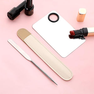 ไม้พายตักเครื่องสำอางทำจากสเตนเลสแบบปลายด้านสำหรับผสมเครื่องสำอาง - Product Image 6