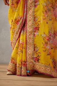 OEM Femmes Sarees Indienne Dernière Fête Porter Le Mariage Sari - Product Image 4