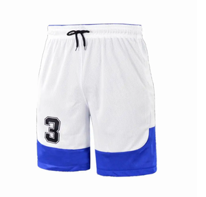 Uniformes de Baloncesto Personalizados para Hombre, Impresión OEM, Conjunto de Jersey Reversible de Malla Azul Cielo para Adultos, Antibacteriano, de Secado Rápido y Protección UV - Product Image 2