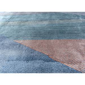 Alfombra Rectangular Freedom Manchaha Azul Abstracta Hecha a Mano con Lana y Seda de Bambú para Sala de Estar y Dormitorio Les-8324 - Product Image 3