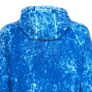 Sudadera con capucha de lavado ácido para hombre con estilo, jersey de tela mezclada de algodón con efecto lavado único para estilo de calle - Product Image 5