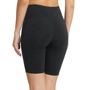 กางเกงโยคะผู้หญิงทรงสกินนี่ แห้งเร็ว เป็นมิตรกับสิ่งแวดล้อม ผลิตจากผ้าฝ้าย ขายส่ง รับผลิตตามแบบ OEM วัสดุคุณภาพสูง สีตามสั่ง - Product Image 6