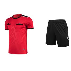 Árbitro profesional Jersey de fútbol Árbitro adulto Uniforme de fútbol Camisa de juez de cuello redondo con bolsillos Pantalones cortos Traje de árbitro - Product Image 1