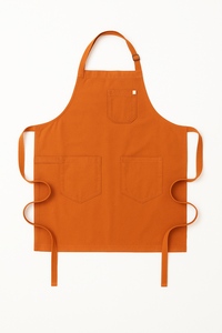 Delantal de Chef Resistente con Tirantes Cruzados, de Lona, Reutilizable, Resistente al Agua y al Aceite, Cintura Ajustable, Bolsillos Grandes, Sin Mangas, Ecológico - Product Image 5
