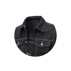 Premium haute qualité hommes hiver Denim veste Slim Fit mode Streetwear vêtements d'extérieur respirant séchage rapide déchiré Style Durable - Product Image 2