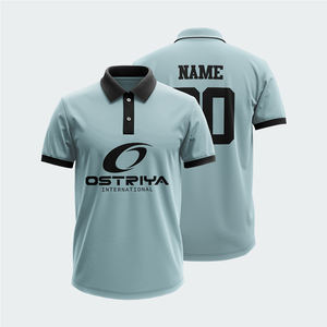 Venta al por mayor de alta calidad liso casual logotipo personalizado Polo camisa para los hombres último diseño de manga corta polos para los hombres para la venta - Product Image 6