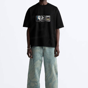 Meilleur t-shirt surdimensionné personnalisé grande taille 100% coton t-shirt à manches courtes pour hommes personnalisé blanc grande taille hommes t-shirts - Product Image 4