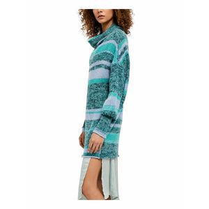 Maglione Tunica a Righe Stile Coreano per Donna Free People, Blu Navy con Fiori, Taglia S - Traspirante e Leggero per Autunno/Inverno - Product Image 3