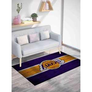 Tapis imprimé unique : antidérapant, fin, pour la décoration de la cave des hommes, le basketball, le couloir, la salle de sport, la fête de déménagement, violet, pour mariage, avec poils doux - Product Image 4