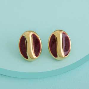 Trendy Religious <b>Stud</b> <b>Earrings</b> Geometric Zinc Alloy with Zircon Copper Pearl Diamond for Parties - Product Image 1