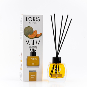 LORIS PARFUM <b>Reed</b> <b>Diffuser</b> Melon Fragrance 120ml Eco-Friendly Home Bathroom Long Lasting Air Freshener 30-50% Active Ingredients - Product Image 1