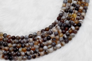 Botswana Agate a 8mm Round Beads Gemstone Decoration Colorful Natural Stone Anshul Impex - Product Image 6