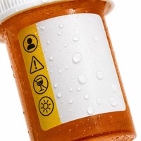 Étiquettes personnalisées imperméables pour flacons de médicaments sur ordonnance, rouleaux thermiques, autocollants adhésifs pour pharmacies, impression UV