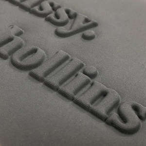 เสื้อมีฮู้ดลายนูนสำหรับผู้ชายเสื้อแนวสตรีทแวร์ผ้าฝ้าย100% โอเวอร์ไซส์กำหนดได้เอง - Product Image 5