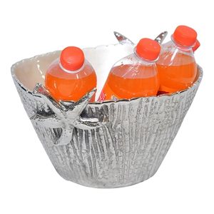 Eco Friendly Giftable Aluminum Ice <b>Bucket</b> Perfect Bar <b>Wine</b> Champagne Cooler Party Table Beverage Holder Stylish Accessory - Product Image 1