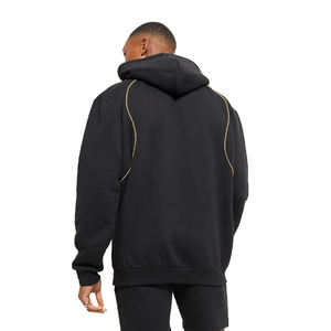 Sweat à capuche YKK 500 GSM polaire pull vierge OEM Service couleur unie sweat à capuche pour hommes à la mode coupe et couture sweat à capuche quantité minimale de commande bas - Product Image 2