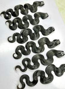 ¡Cabello Barato! Extensiones de Cabello Virgen Remy Vietnamita AZURA HAIR, 100% Naturales, Onduladas, Doble Trama Profunda, Color Negro, Sin Costuras, de Lujo - Product Image 5