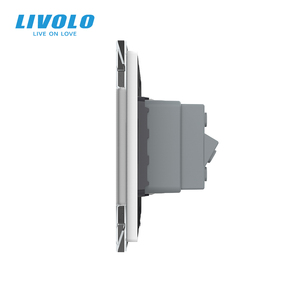 <span class=keywords><strong>Presa</strong></span> Elettrica Doppia Italiana Bianca Standard EU 250V 16A con Pannello e Tasto Funzione - Product Image 3