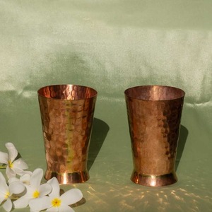 Verres en verre cuivre modernes pour la maison et le restaurant DIY Sublimation vierges verres à eau potable en métal Faizacraft - Product Image 2