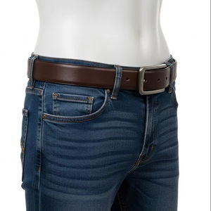 Cinturones de Cuero PU Estilo Vintage con Hebilla de Aleación, Correa Duradera Ajustable, Accesorio de Moda para Jeans, Ropa Casual, Hombre y Mujer - Product Image 4