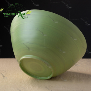 Nouvel arrivage de saladiers en bambou naturel Ensemble de saladiers en bois écologiques faits à la main pour la cuisine et le restaurant - Product Image 3