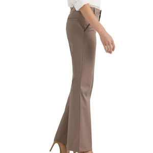 2024 Elegante ropa de calle Pantalones de mujer con bolsillos pierna recta de talla grande Pantalones de mujer ligeros hechos en fábrica - Product Image 2