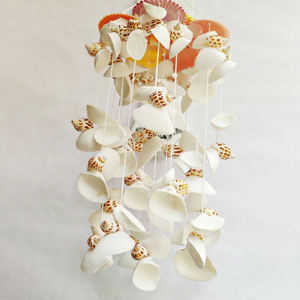 กระดิ่งลมเปลือกหอยขนาดเล็กสีสันสดใสเป็นธรรมชาติของขวัญที่น่าจดจำของตกแต่งเปลือกหอยสำหรับเด็กและผู้ใหญ่ - Product Image 1