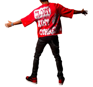 Camiseta Personalizada de Alta Calidad 100% Algodón Estampada Estilo Urbano Corta Holgada Estilo Urbano de Gran Tamaño 180g Ecológica para Hombre - Product Image 3