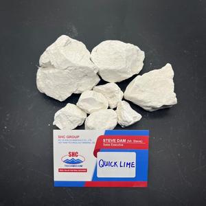 Chaux vive en morceaux, poudre de chaux vive CaO, prix bas, chaux vive riche en calcium, chaux brûlée pour le traitement des gaz de combustion - Product Image 3