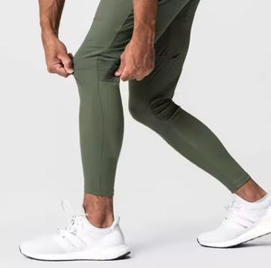 Pantalon de survêtement décontracté en toile épaisse pour homme, coupe ample, respirant, taille élastique avec cordon de serrage - Product Image 4