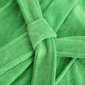 Batas de baño de diseñador para hombre hechas a medida con su propio logotipo tejido de punto transpirable en stock. - Product Image 6