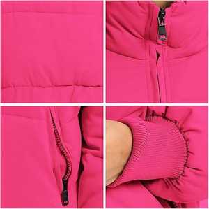 Pink Color <b>Long</b> Thin Front Summer Streetwear Puffer Jacket Low Price New Style Padded <b>Coat</b> Waterproof Windproof Breathable - Product Image 4